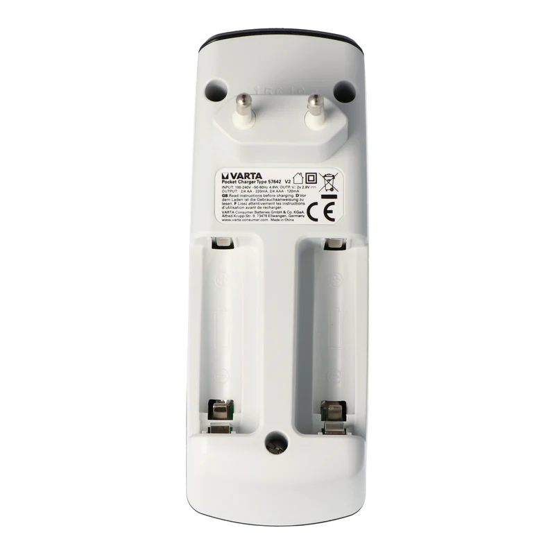 Varta Easy Energy Pocket Ladegerät für 2 oder 4 Mignon AA, Micro AAA