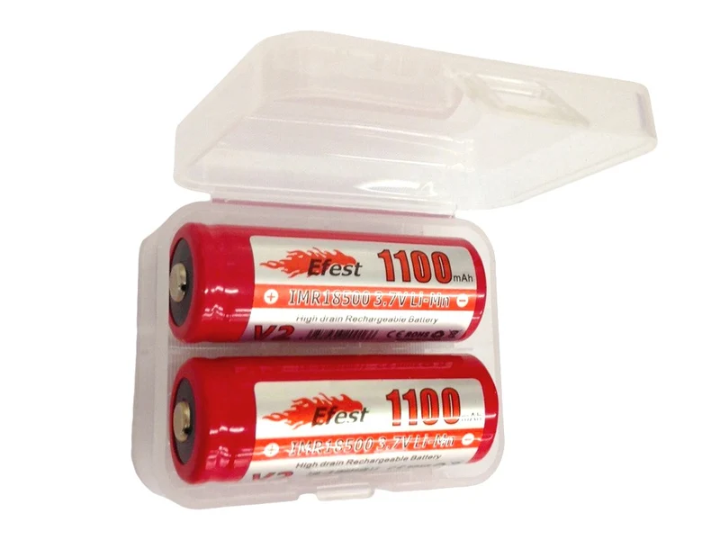Plastikbox Soshine für 2x 18500 oder 3x 16340 transparent