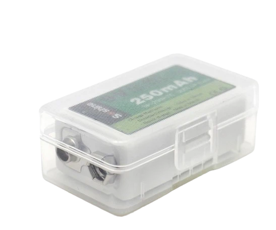 Soshine Aufbewahrungsbox für 9V Block 6LR61/AM-6 (6F22) Akkus oder Batterien6LR61 / AM-6 (6F22)