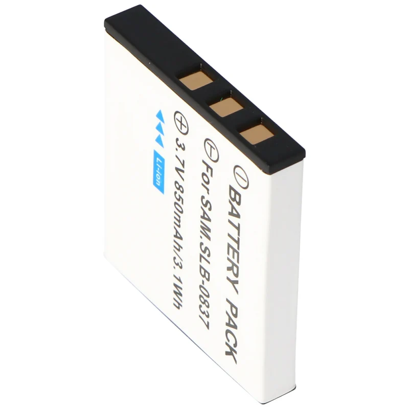 AccuCell Akku passend für Samsung SLB-0837, Digimax. L50