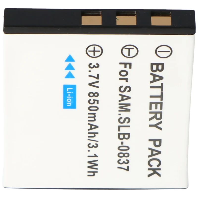 AccuCell Akku passend für Samsung SLB-0837, Digimax. L50