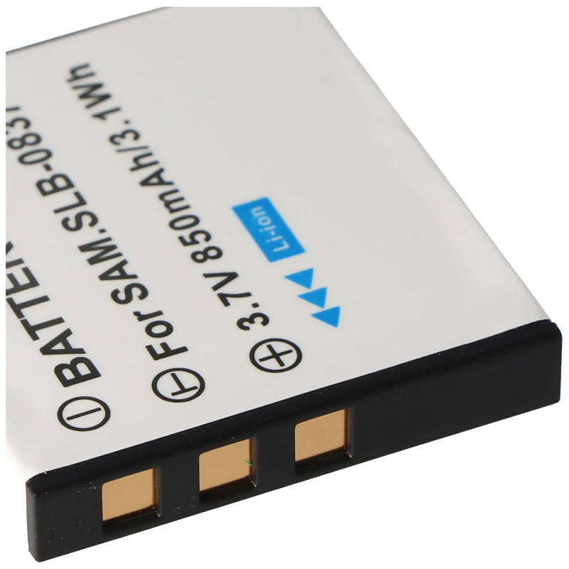 AccuCell Akku passend für Samsung SLB-0837, Digimax. L50