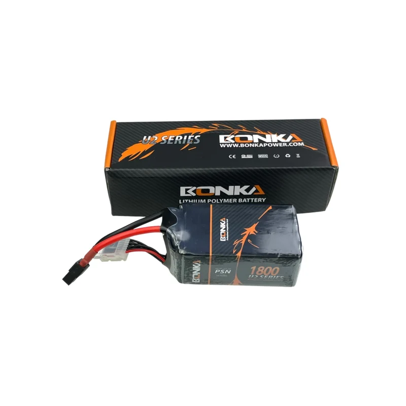 Bonka Lipo Akku1800mAh 22,2V 120C/240C FPV XT60 7cm Kabel