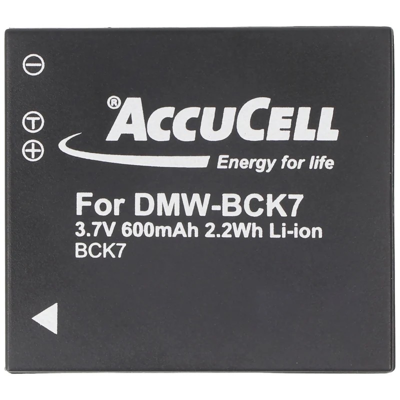 AccuCell Akku passend für Panasonic DMW-BCK7 Akku ACD-341, DMW-BCK7GK, NCA-YN101G, SDBCK7, DMW-BCK7, DMW-BCK7PP, NCA-YN101H, DMW-BCK7E