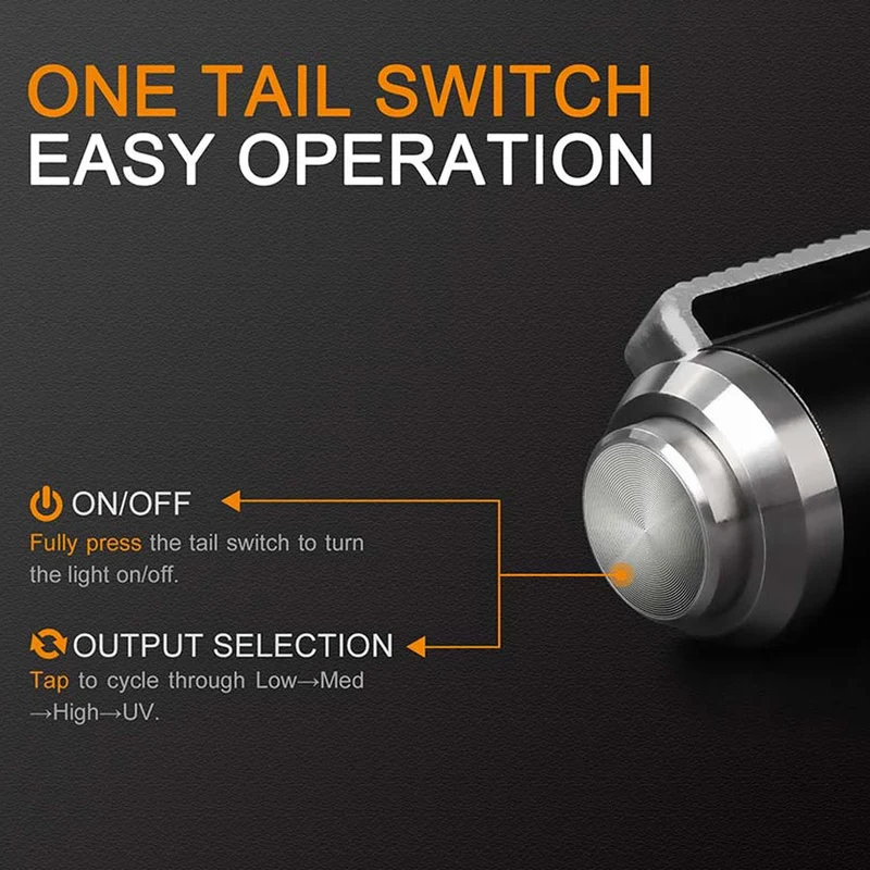 Fenix LD02 V2.0 Cree XQ-E HI LED und UV Licht Taschenlampe