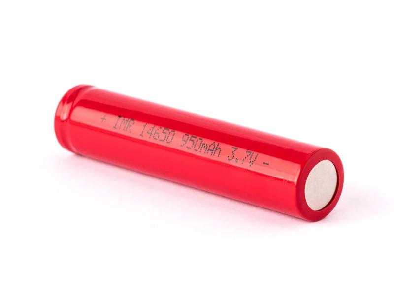 IMR 14650 - 950mAh 3,6V - 3,7V Li-Ion-Akku, High Drain 15A