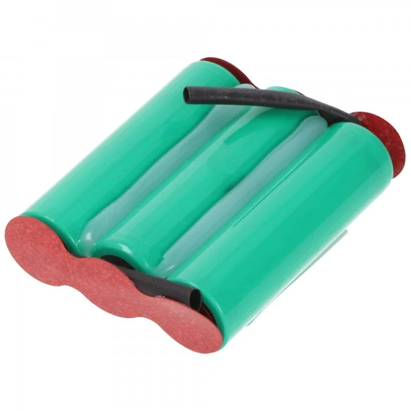 AccuCell NiMH 3,6 Volt AkkuPack F1x3 AA mit bis zu 2000mAh Kapazität, AEG Typ 141 Junior 2.0 Akku neue Version nebeneinander