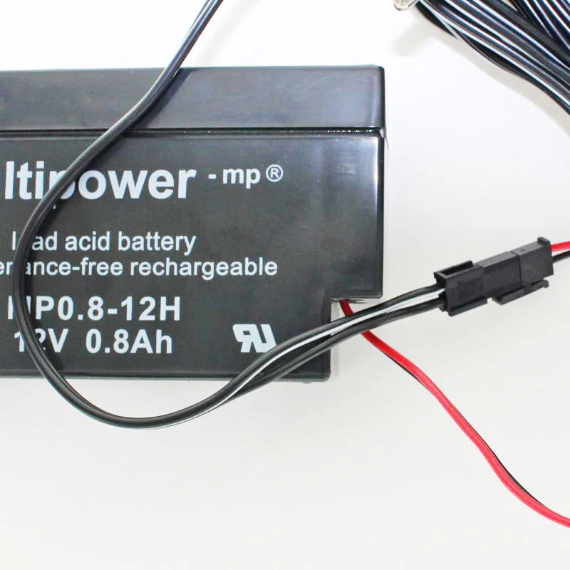 Ladegerät inklusive 1 Akku passend für den Multipower Bleiakku MP0.8-12H Heim und Haus
