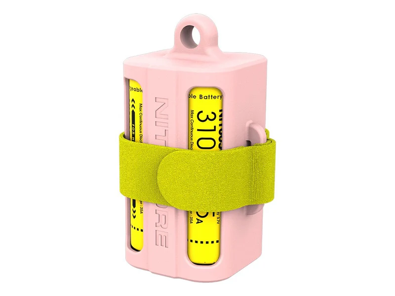 Nitecore Batteriemagazin aus umweltfreundlichen Dampfphasen-Gummi NBM40