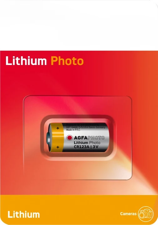 Agfaphoto Batterie Lithium, CR123A, 3V Extreme Photo, Retail Blister