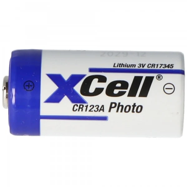 100 Stück Photobatterie CR123A Lithium Batterie 3 Volt max. 1550mAh, 34,5x17mm 19Gramm Lose Ware bulk