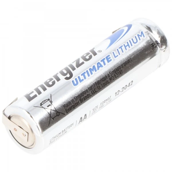 Energizer Ultimate Lithium L91 Mignon 1,5V mit Lötfahnen U-Form
