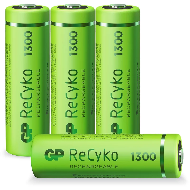 AA Akku GP NiMH 1300 mAh ReCyko 1,2V 4 Stück