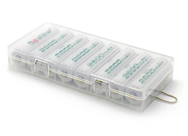 Soshine Akku Aufbewahrungsbox für 8x AA oder 14500 Akkus und Batterien