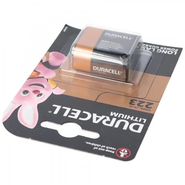 Duracell Photobatterie CR-P2 CRP2 Ultra DL223 Lithium 6V, 1400mAh im 1er Blister
