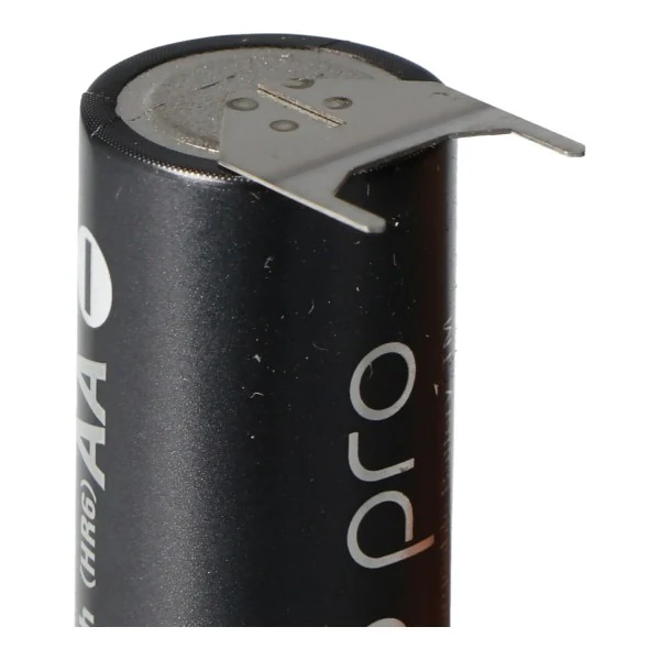 Panasonic Ready2use AA 2500mAh Akku Mignon NiMH mit Print Kontakt + 1er, - 2er Print
