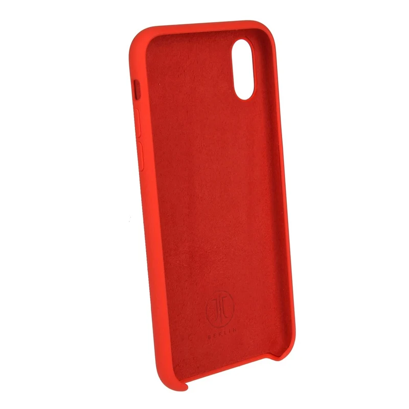 JT Berlin Liquid SilikonCase iPhone X/XS rot für das Apple iPhone Xs / X