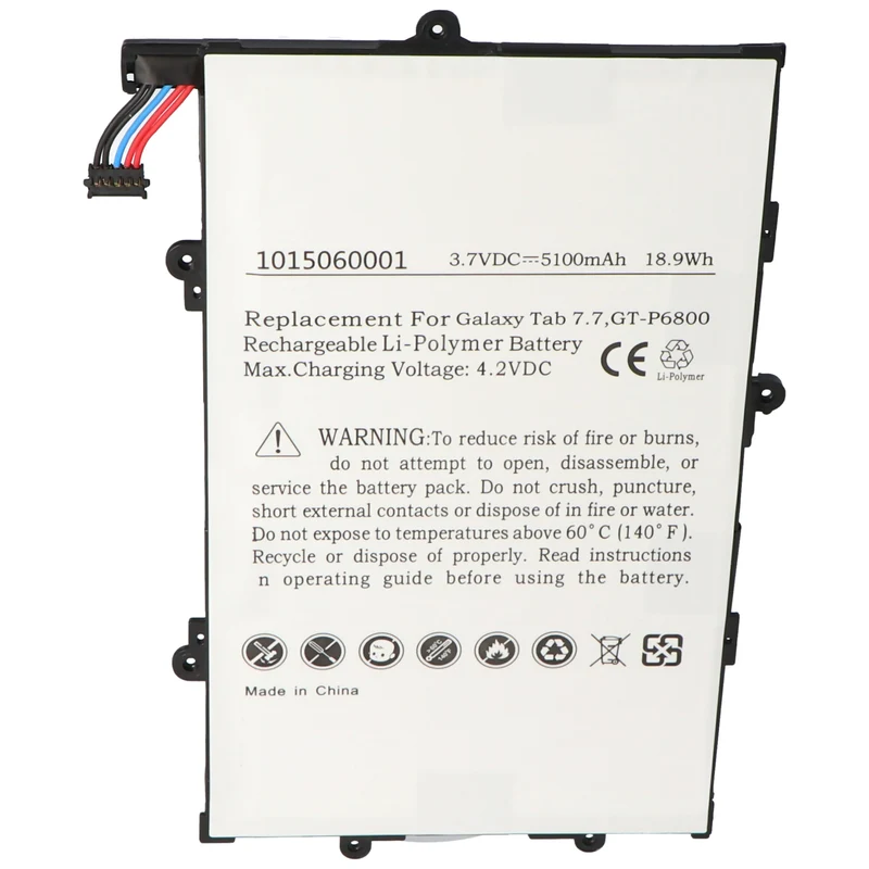 AccuCell Akku passend für den Samsung Galaxy Tab 7.7 Akku GT-P6800, SP397218A