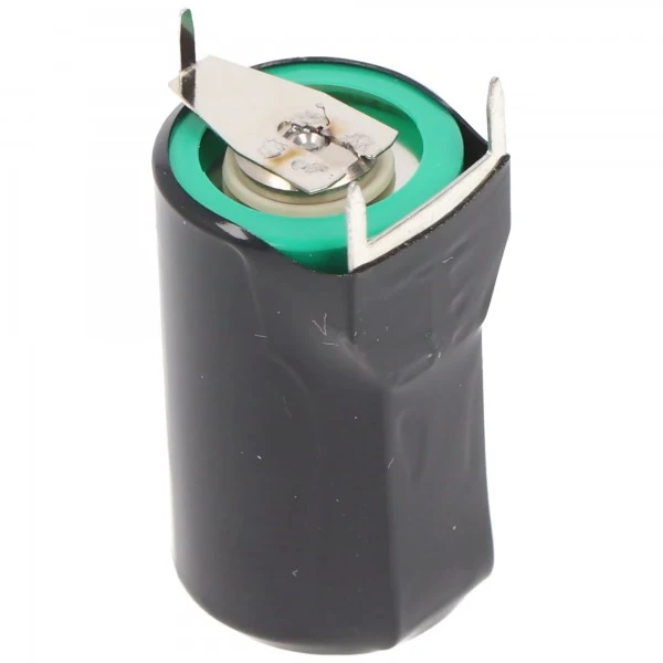 Varta 6127 CR1/2AA Lithium Batterie passend für Theben Sensor 883031, Theben Schaltuhr 612 S, TR664 T2, Pluskontakt 2er Print, Minuskontakt 1er Print, stehend