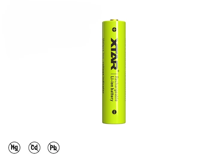 Xtar AAA 1,5V 1200mWh (ca. 750mAh) (Micro, LR03) Li-Ionen-Akku (Wiederaufladbar) mit *Indikator