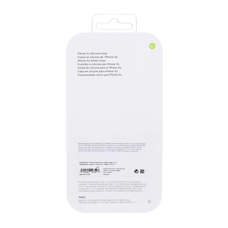 Apple Silicone Case für iPhone Xs Drachenfrucht