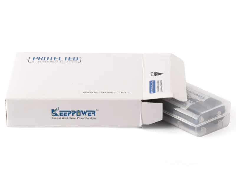 Keeppower 18650 - 4000mAh 3,6V - 3,7V Li-Ion-Akku geschützt (Pluspol erhöht) P1840C
