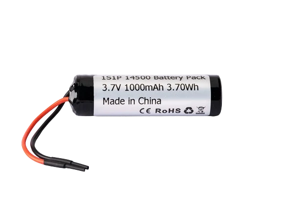 Keeppower 1S1P 14500 3,6V - 3,7V 1000mAh Li-Ion-Akku mit BMS-Schutz