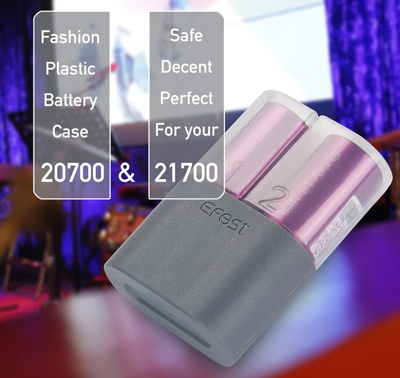 Efest Aufbewahrungsbox für zwei Akkus 20700 oder 21700