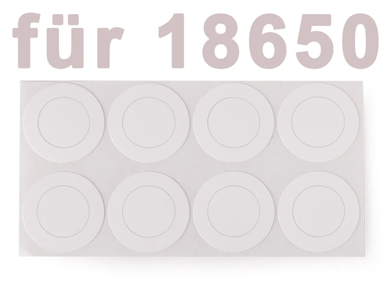 HPVC Isolierscheiben ø17 mm für 18650 Zellen