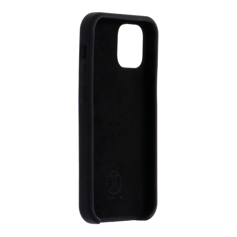 JT Berlin Steglitz Silikon BackCase Schwarz passend für Apple iPhone 12 mini