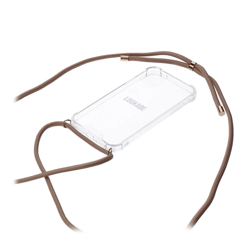 LOOKABE Necklace Case Handykette für iPhone 11 Handykette mit Handyhülle nude