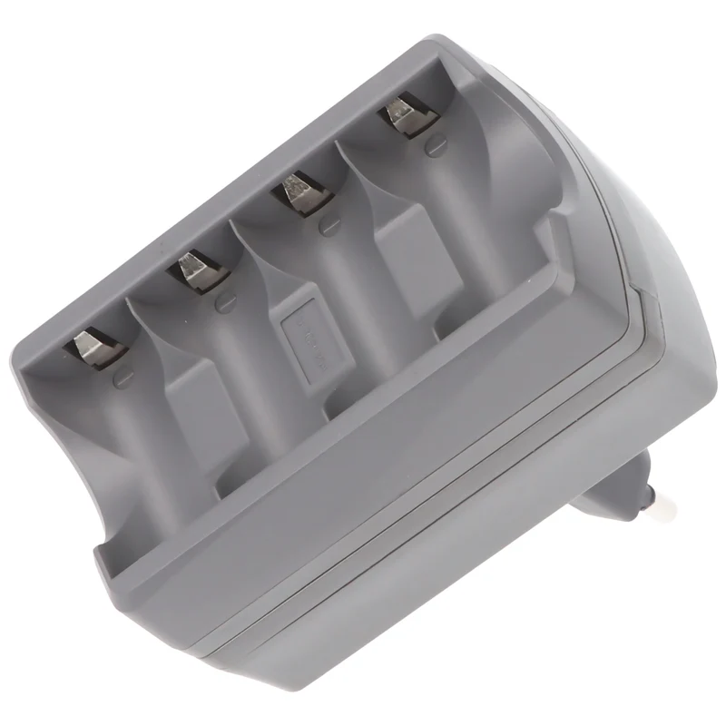 AccuCell CR123 Ladegerät für 4x CR123A, CR123R ohne Akkus, vierfach Ladegerät CR123 (nicht geeignet für Überwachungskamera)