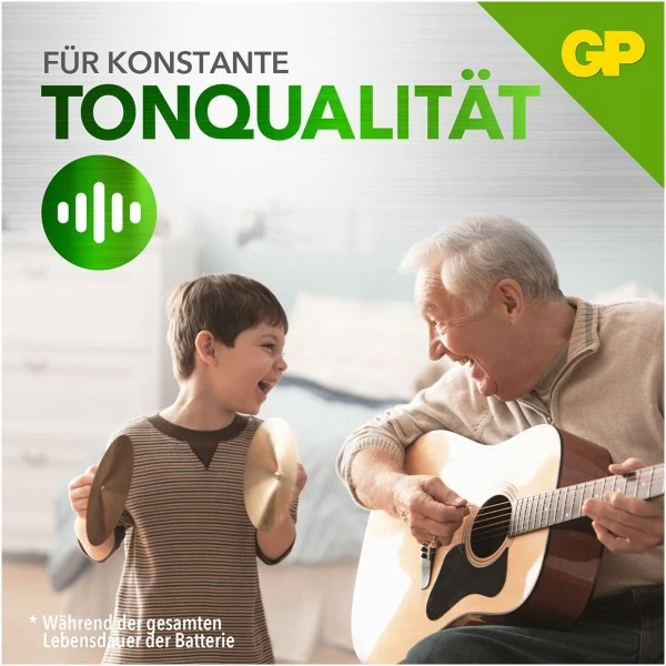 GP Batteries ZA10 GP Zink-Luft Hörgerätebatterie 1,4V 6 Stück