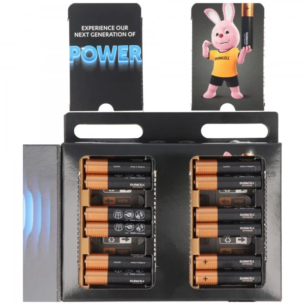 Duracell Optimum AAA Mignon Batterien, 1.5V LR03 MX2400, 12er-Pack