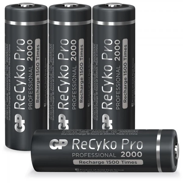 AA Akku GP NiMH 2000 mAh ReCyko Pro 1,2V 4 Stück