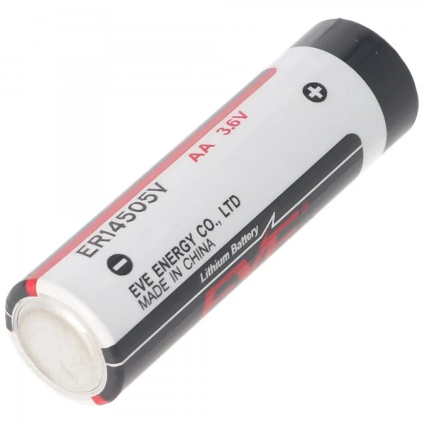 EVE ER14505 AA 3,6 Volt Lithium-Thionyl-Chlorid (LiSOCl2) max. 2700mAh, Einweg-Batterie nicht wiederaufladbar