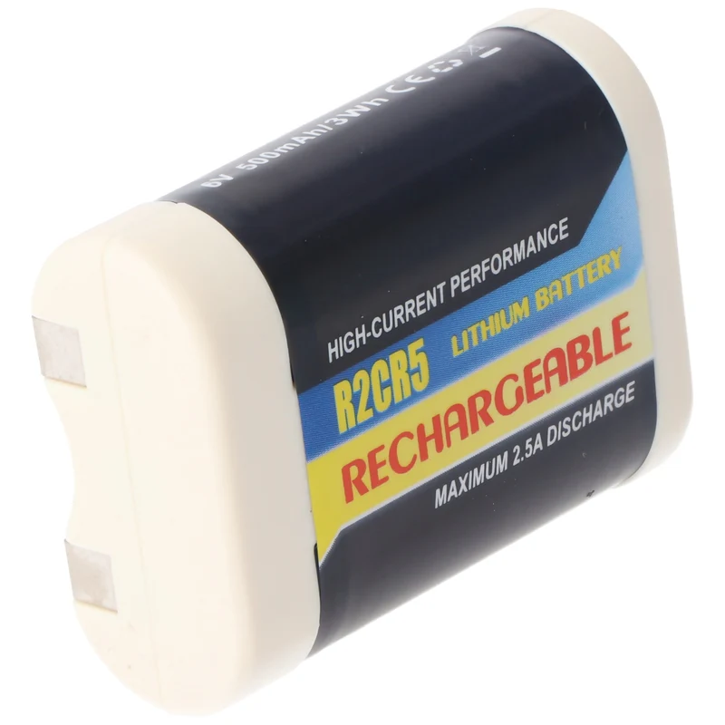 AccuCell Schnellladegerät 2CR5 PowerSet inklusive dem Li-Ion Akku 2CR5, 2CR5M, 2-CR5 M