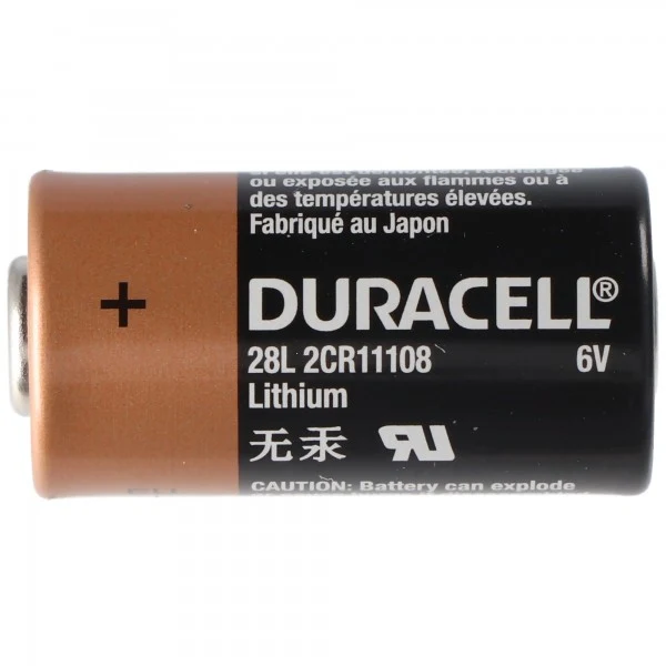 Duracell Photobatterie PX28L Lithium 6V 150mAh, 2CR11108, 2CR13252, L544
