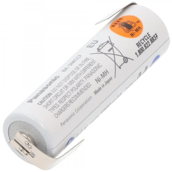 Panasonic eneloop Standard Akku Mignon AA HR-3UTG mit Lötfahne Z-Form