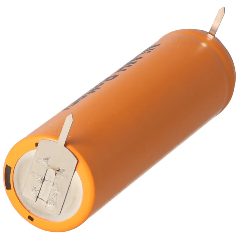 Panasonic Flat Top HHR-70AA NiMH Akku 1,2V 700mAh, Mignon AA Akku mit Printanschluss auf Plus und Minus