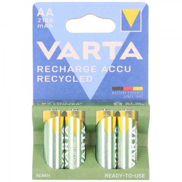 Varta Akku NiMH Mignon AA HR06 1,2V 2100mAh 4er-Pack