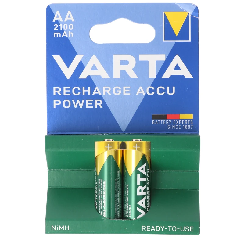 Varta Akku NiMH Mignon AA HR06 1,2V 2100mAh 2er-Pack