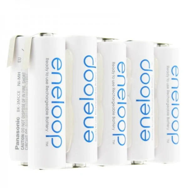 Panasonic Eneloop Standard 12V 2000mAh AkkuPack BK-3MCCE Lötfahnen