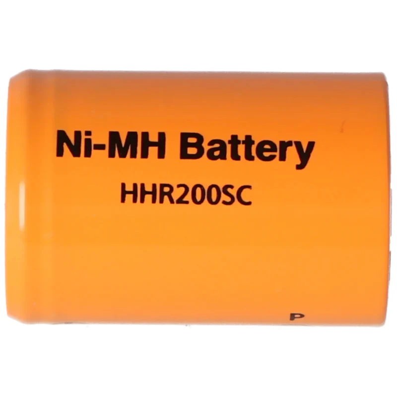 4/5 SUB-C Panasonic HHR200SC NiMH Akku Flattop Abmessungen 22,2x34mm