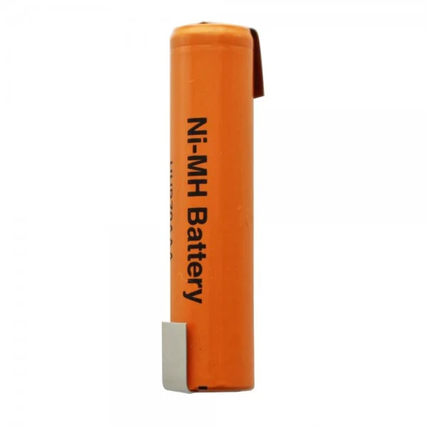 Panasonic Flat Top HHR-70AAAE4 NiMH Akku 1,2V 700mAh / AAA mit Lötfahne Z-Form