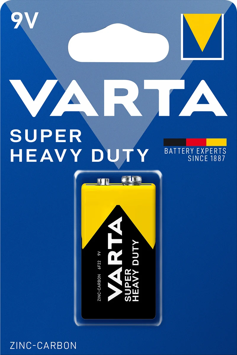 Varta Batterie Zink-Kohle E-Block 6F22 9V 1er Pack