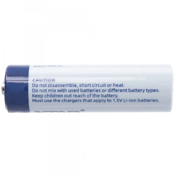 Xtar AA 1,5V 2000mAh inkl. 1,5V Ladegerät Li-Ion Akku (4 Stück)
