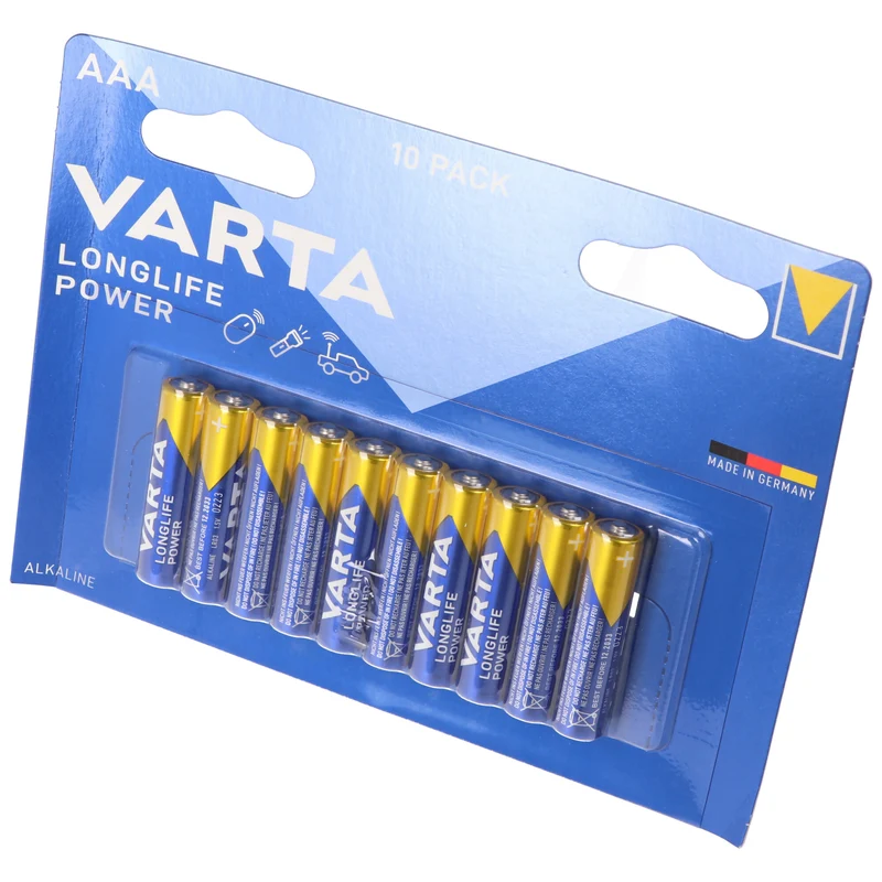 Varta Batterie Alkaline AAA LR03 1,5V Blister (10-Pack)