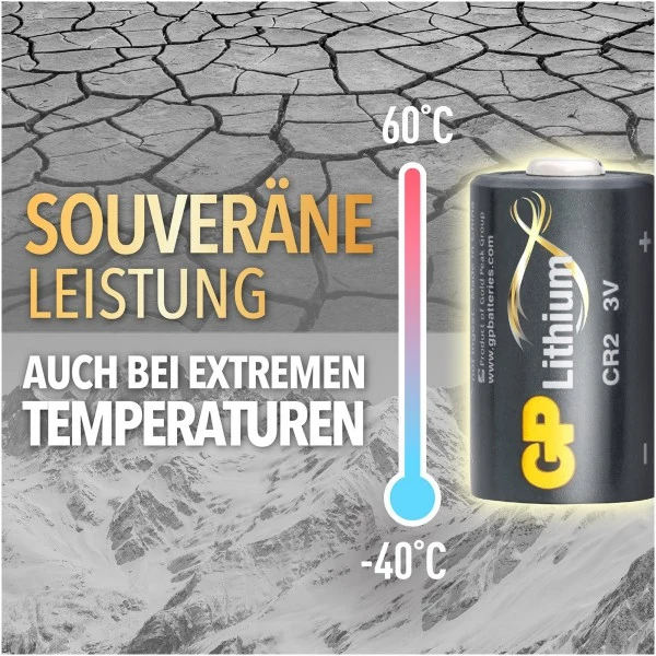 GP Batteries CR2 GP Photo-Lithium Batterie 3V 750mAh (10 Stück)