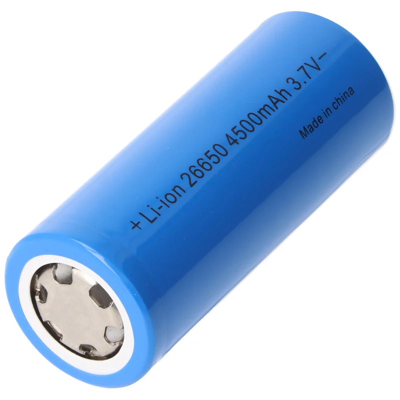 AccuCell 4500mAh Li-ion Akku 26650A 3,6V, 3,7V, max. 15A Entladestrom, 26,5x65,2mm